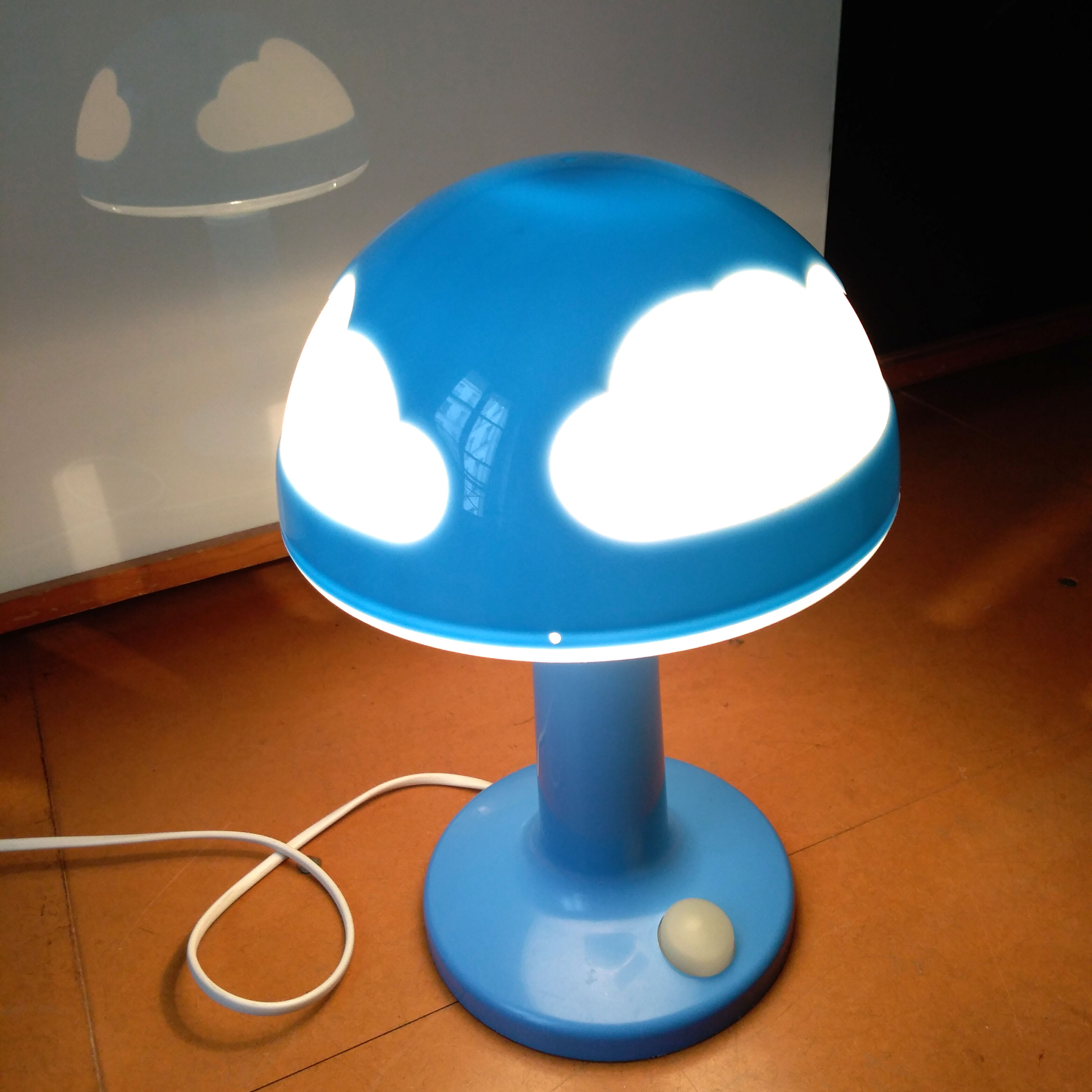 Pair of Skojig Ikea cloud lamps