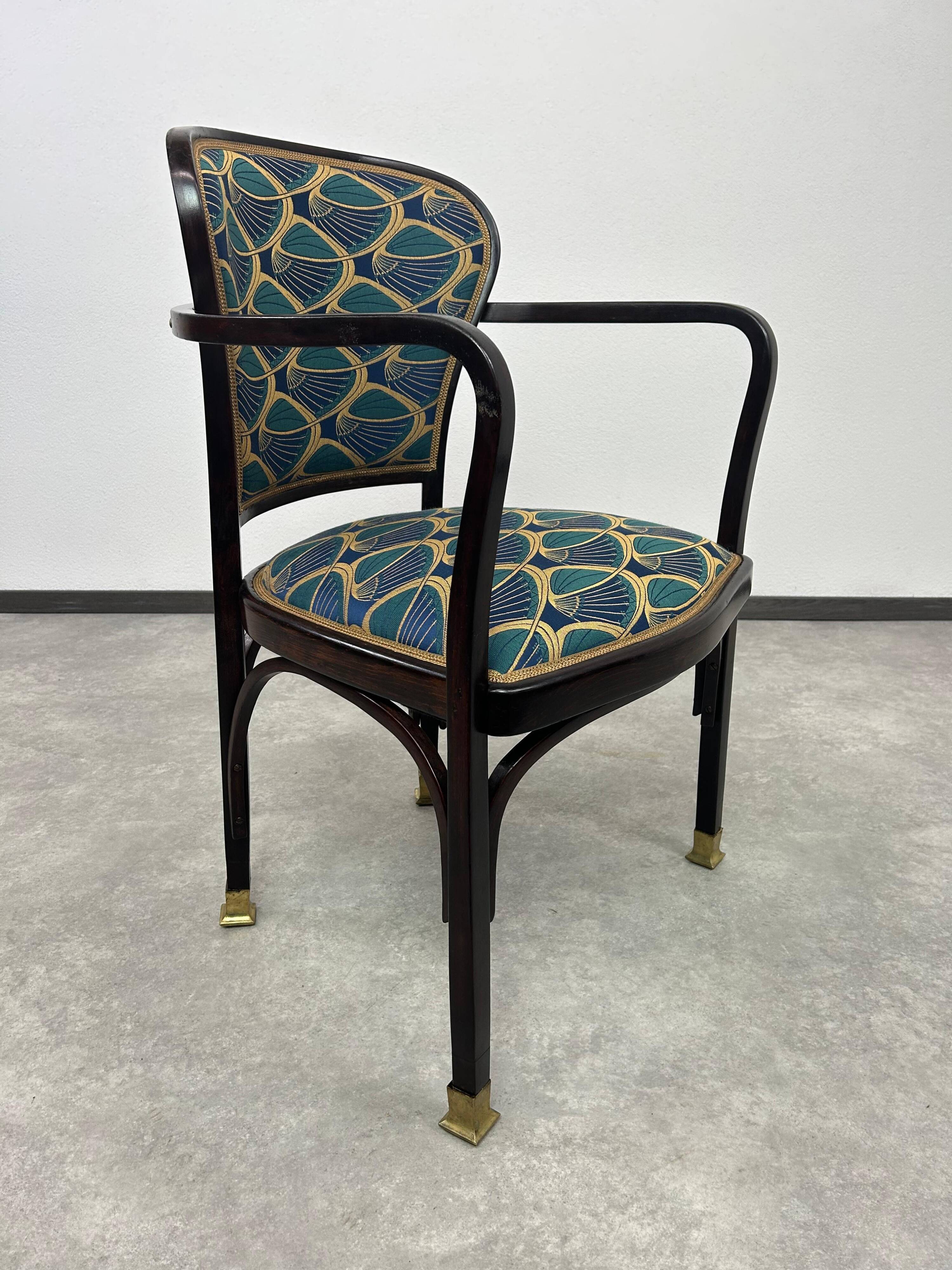 Chaise de bureau Jugendstil no.717 par Gustav Siegel