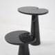Black Marble Eros Coffee Tables by Angelo Mangiarotti for Skipper, 1980s, Set of 2