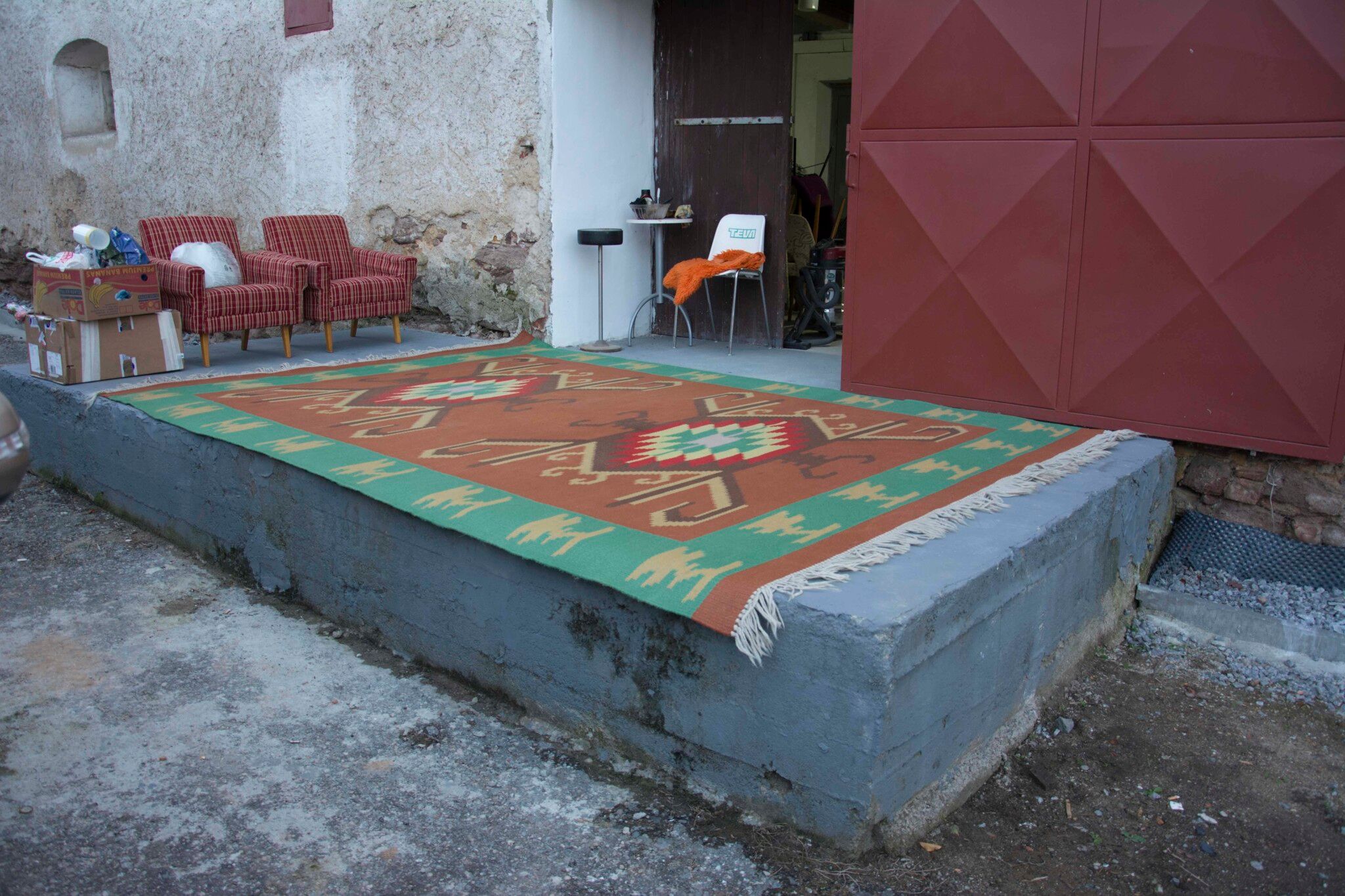 Carpet also years 60 350 x 254 cm