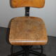 Old office, workshop, industrial chair with wheels