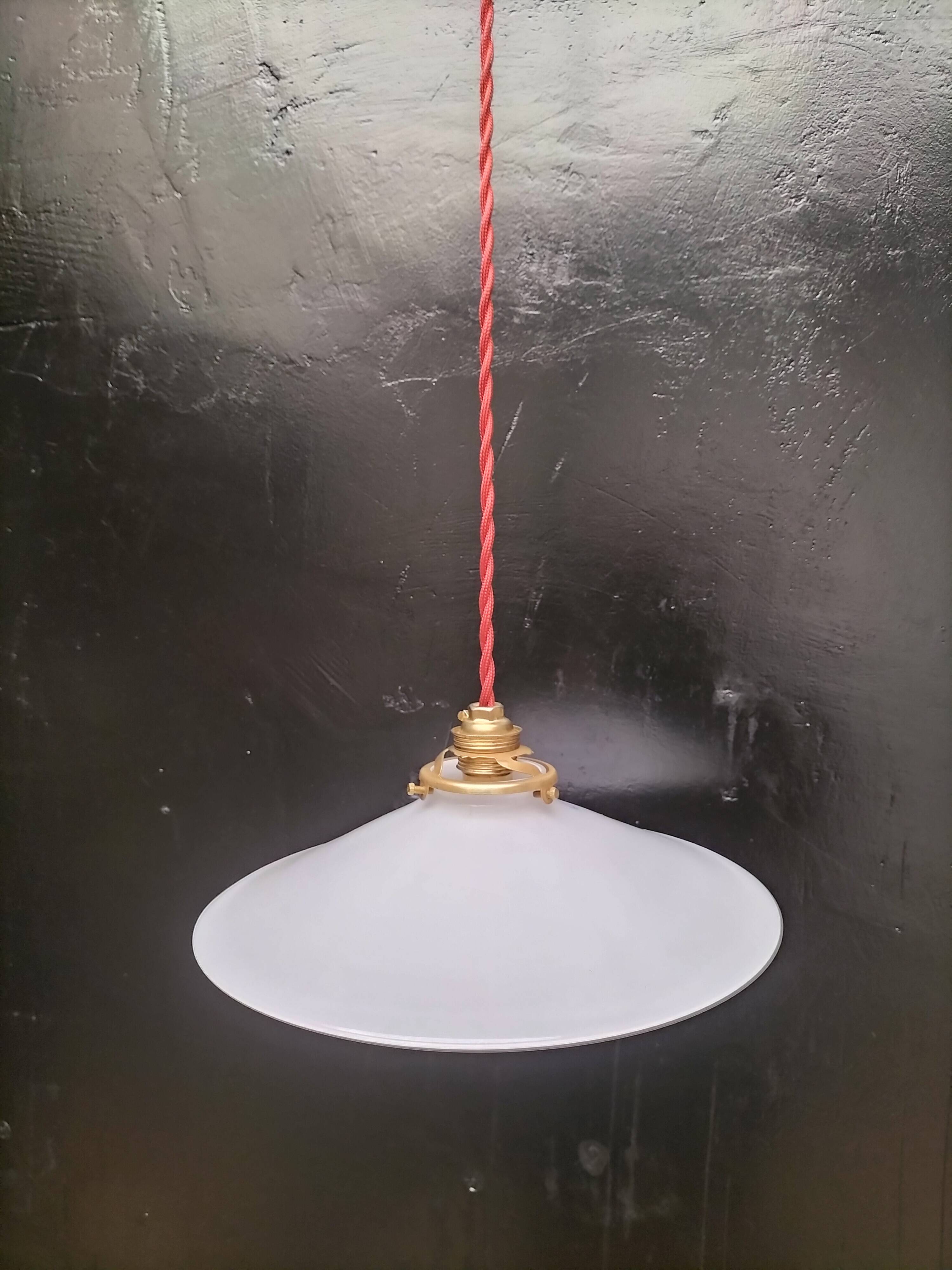 Opaline pendant light