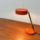 Lampe de table orange minimaliste du milieu du siècle, Italie, années 1960