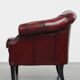 English Cowhide Leather Chesterfield Club Chair