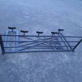 Art Deco wall coat rack