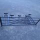 Art Deco wall coat rack