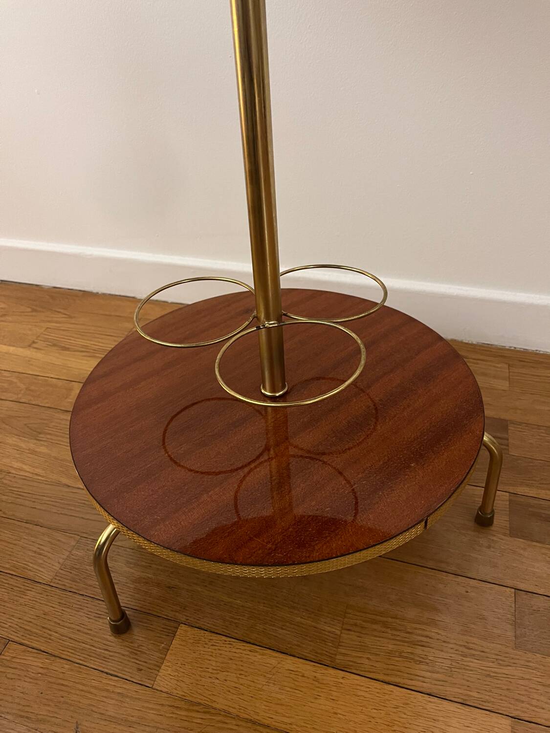 Vintage 70s Pedestal Table / Bar Furniture