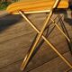 Paire de chaises Lafuma Chantazur dorée
