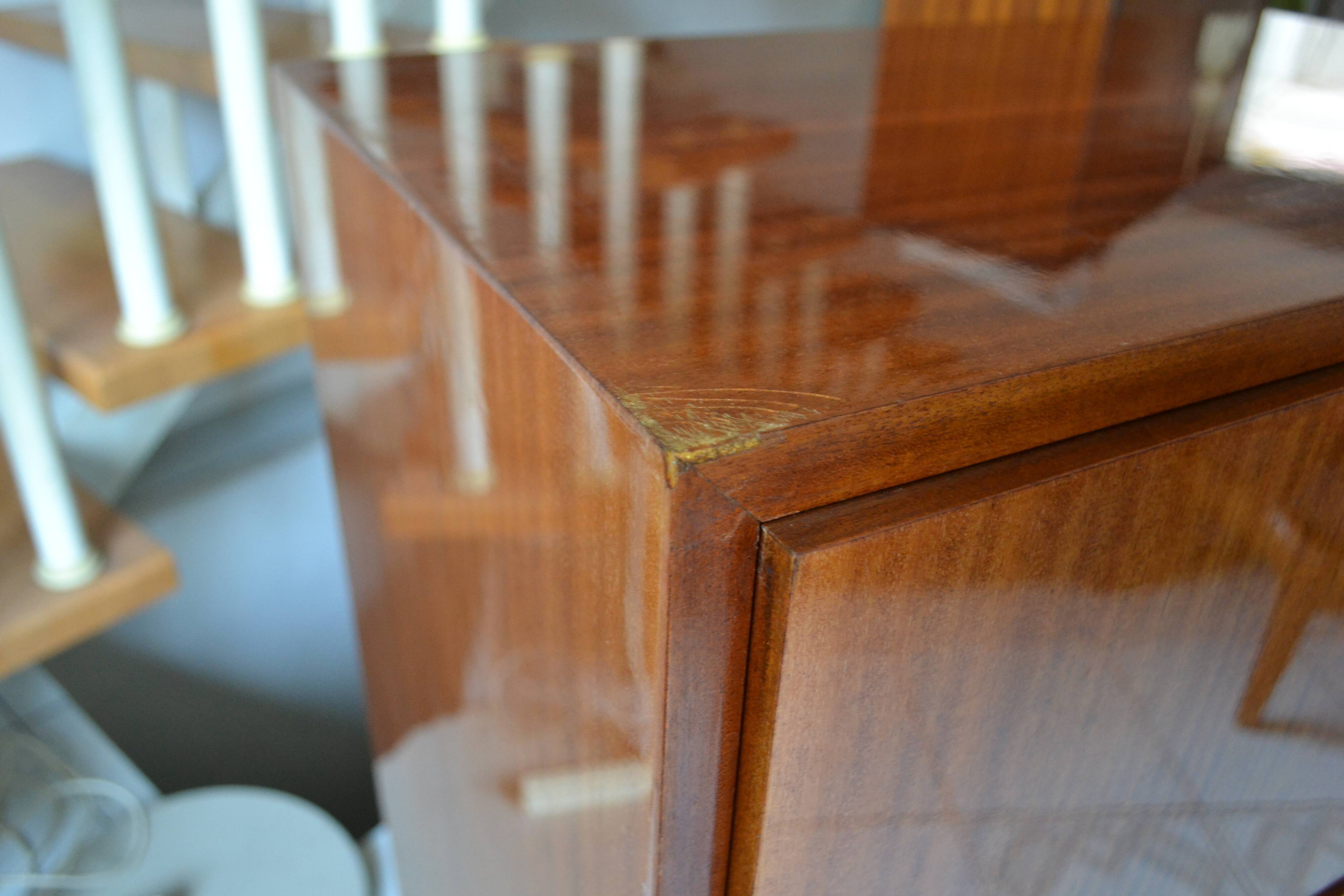 Vintage hifi furniture 60s/70s mahogany