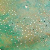 Wrought iron garden table