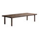 Large rectangular end wood coffee table