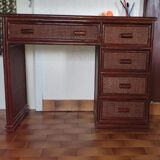 Rattan desk
