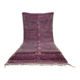 Purple Moroccan carpet - 197 x 445 cm