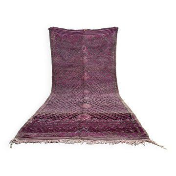 Tapis Marocain violet - 197 x 445 cm