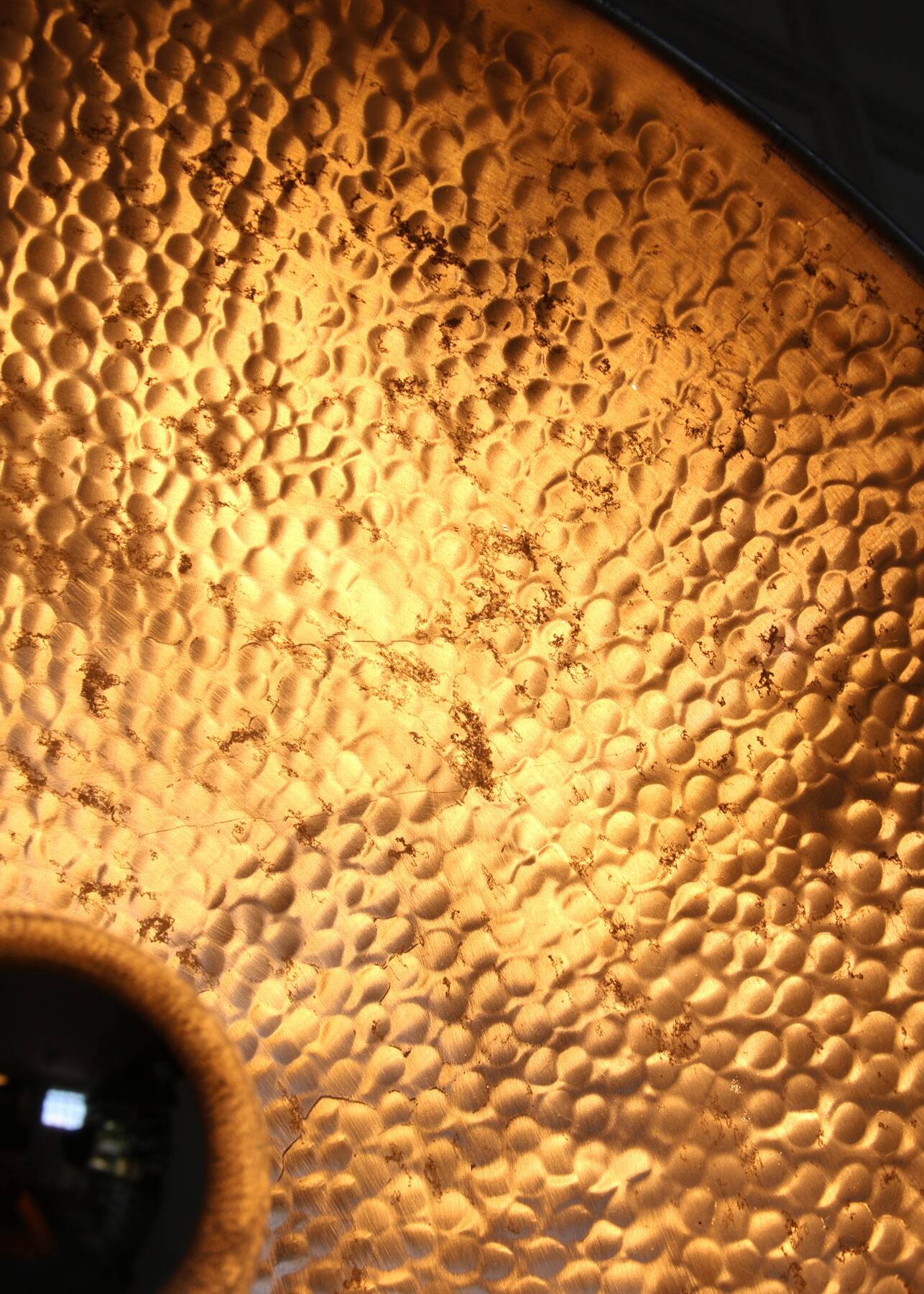 Large Vintage Aluminum Wall Lamp, 70s