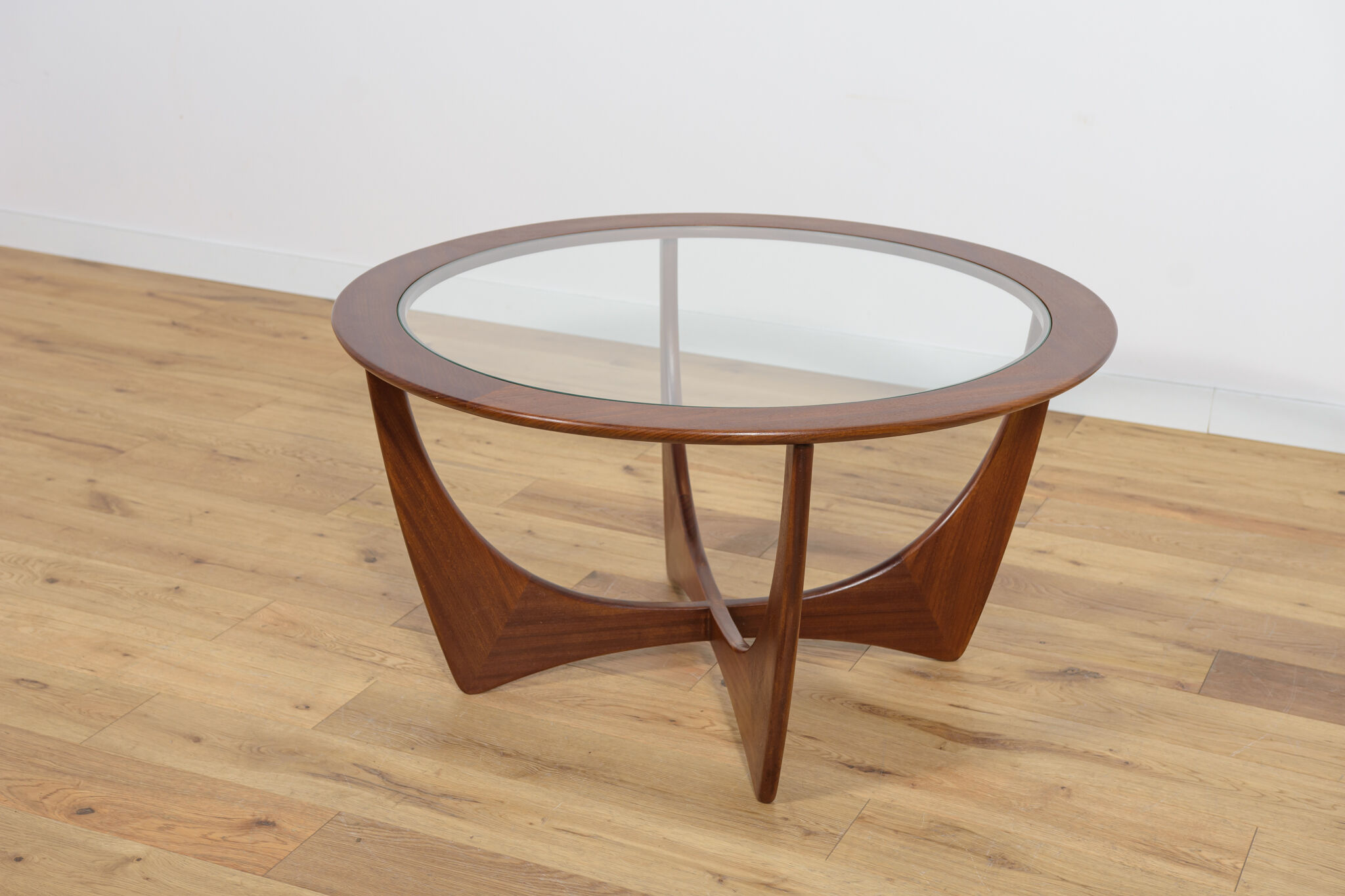 Round Astro Coffee Table in Teak by Victor Wilkins for G-Plan, 1960s