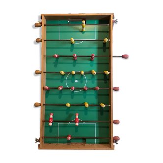 Old foosball table wooden