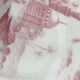 6 vintage pink Shabby dessert plates seen from the east