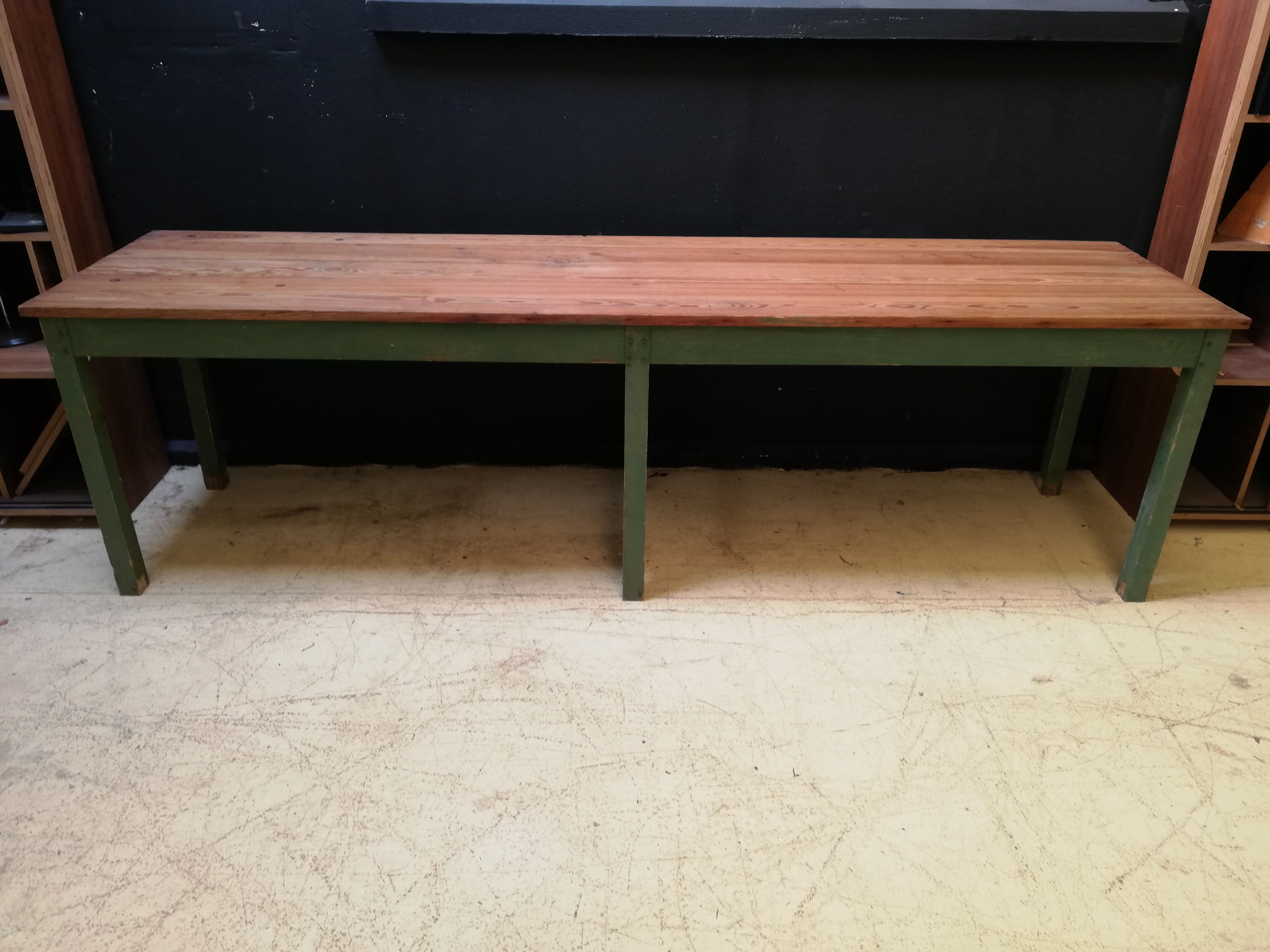 Old draper table 8/10 people, 2,70m