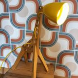 Giraffe design wooden bedside lamp Leanter