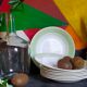 Eight earthenware plates from salins 50s