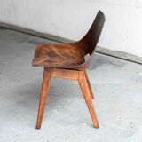 Set of 6 'Tonneau' dining chairs by Pierre Guariche