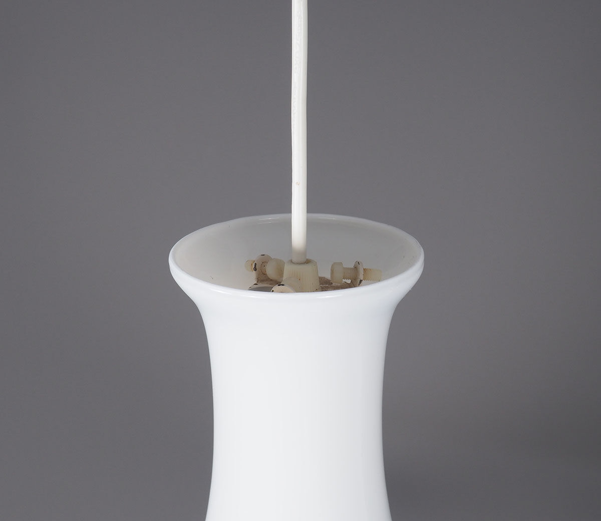 Mandarin Glass Hanging Lamp by Michael Bang for Holmegaard, 1980s