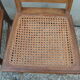 4 chaises cannées en chêne