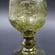 Lot of 8 glasses of wine or water - bubbling glass year 1970