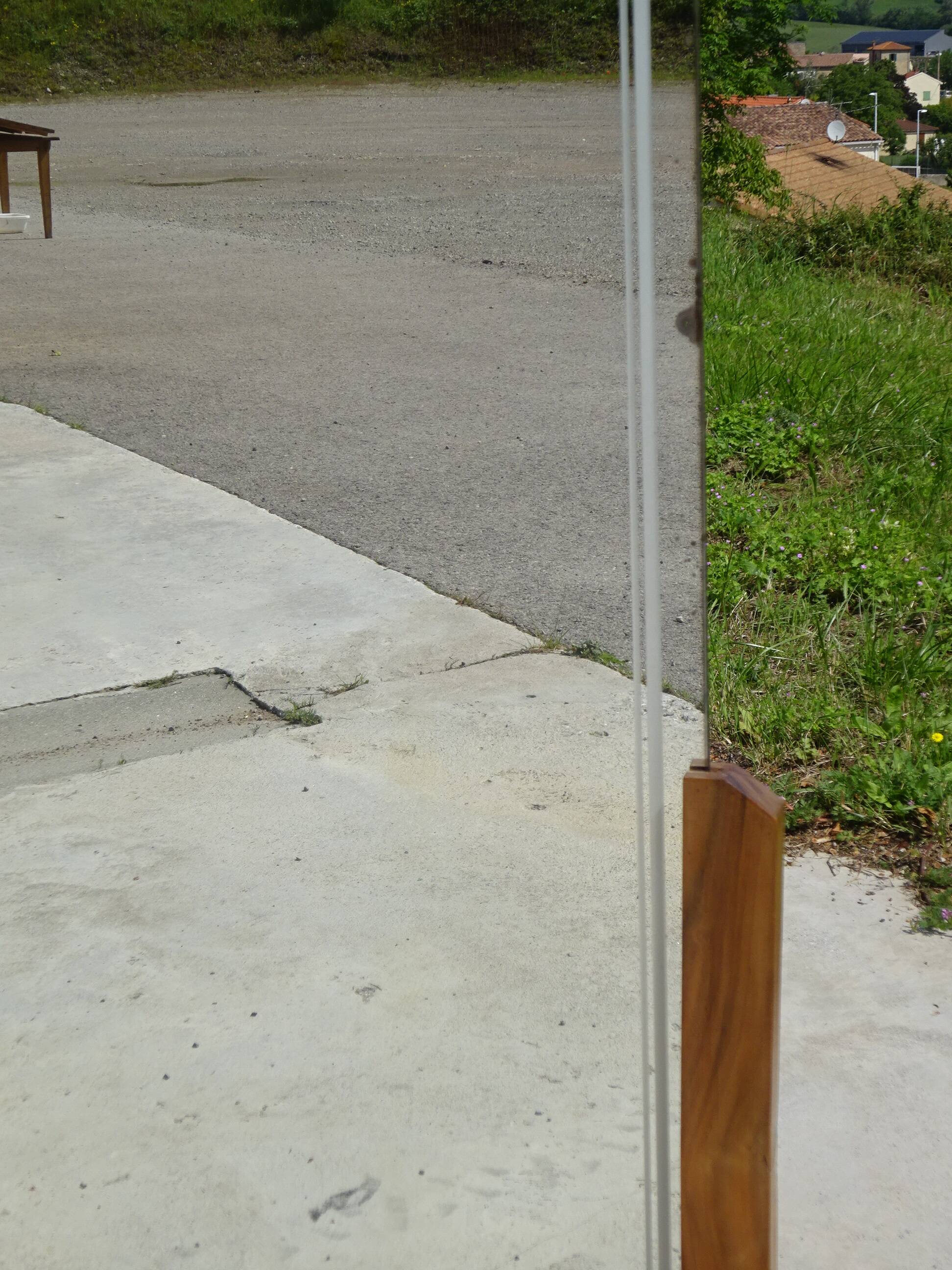 Small Art Deco dressing table in light wood
