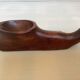 Wooden ashtray empty pocket ring sizer