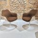 Set of 4 armchairs "Tulip" made by Eero Saarinen for Knoll