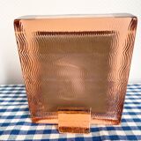 Miroir en verre rose d’Italie