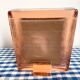 Miroir en verre rose d’Italie