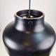 Mid-Century Modern Danish Black Jumbo Pendant Lamp by Uniline for Nordisk Solar, 1960s
