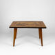 Table basse africaine en bois marqueté, vers 1960