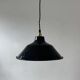 30 cm antique enamel industrial suspension