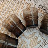 10 vintage water glasses