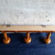 3 wooden coat rack