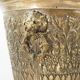 Champagne bucket in brass regrowth silver with lion handles, 1900s