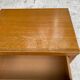 2 vintage 70s Scandinavian style bedside tables in honey oak.