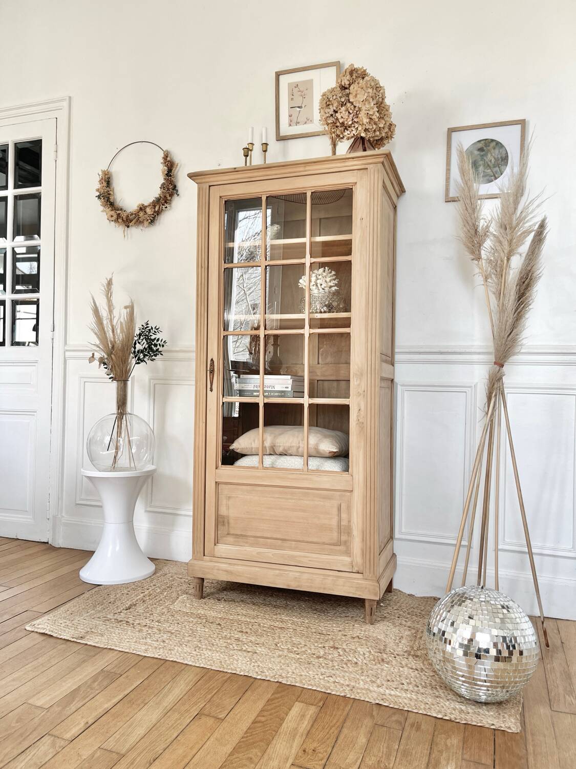 Vintage glass cabinet