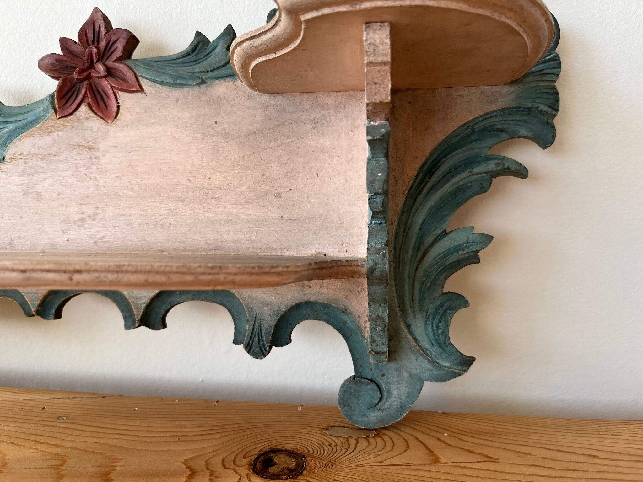 Old wall shelf