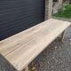 Large solid oak farmhouse table 2.45m