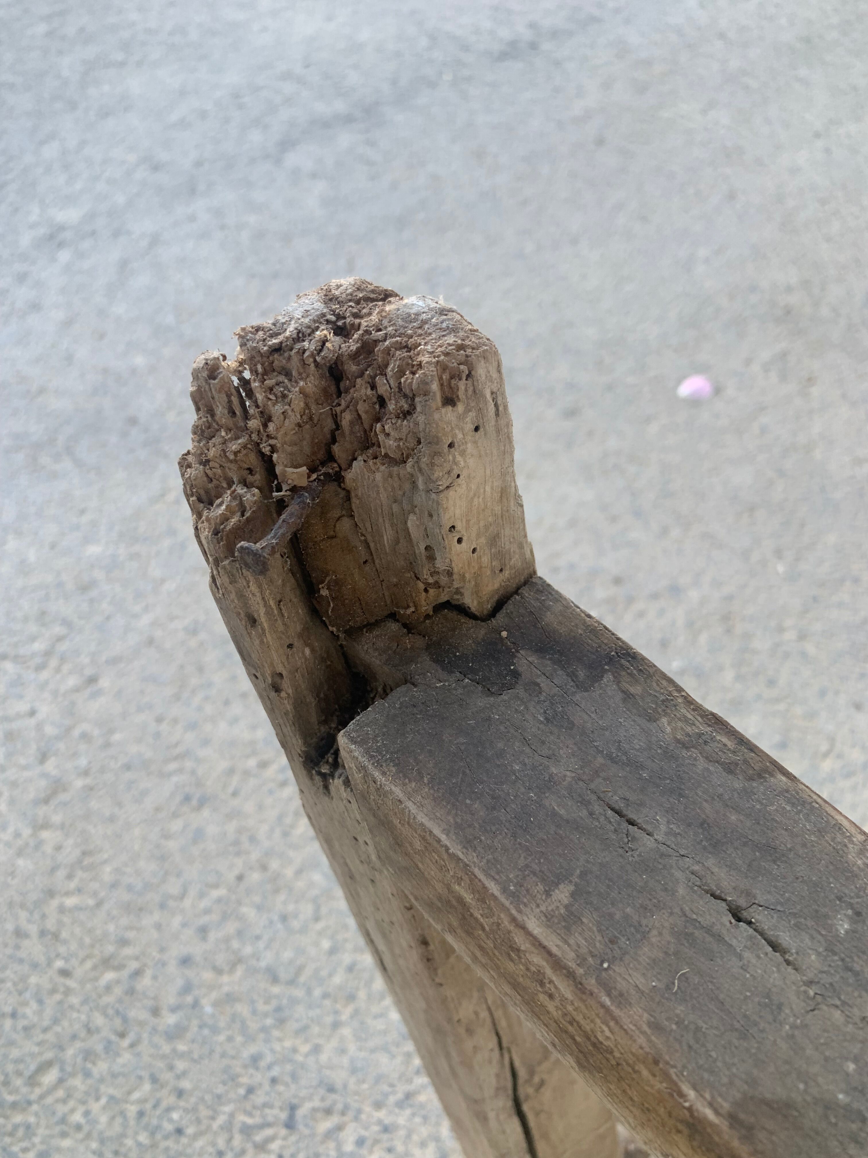 Antique wooden bench