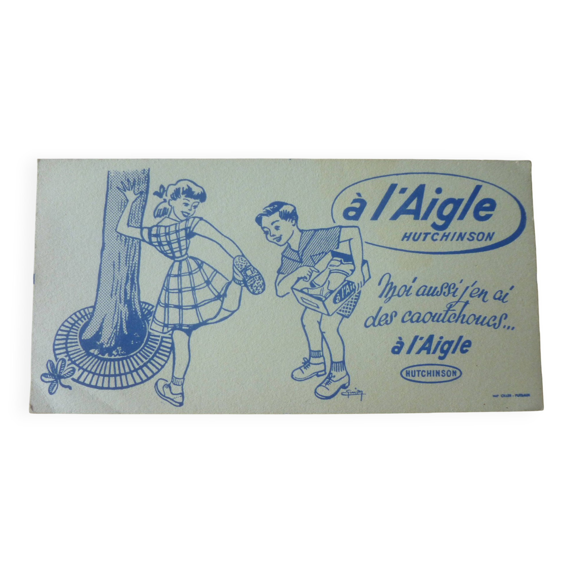 Advertising poster 1950s AIGLE