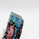 Mandruzzato Murano Sommerso Quadri-layer Outline UV Rare 70s Vase