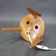 Mid-century czech uluv table lamp in maple wood and glass, 1960s