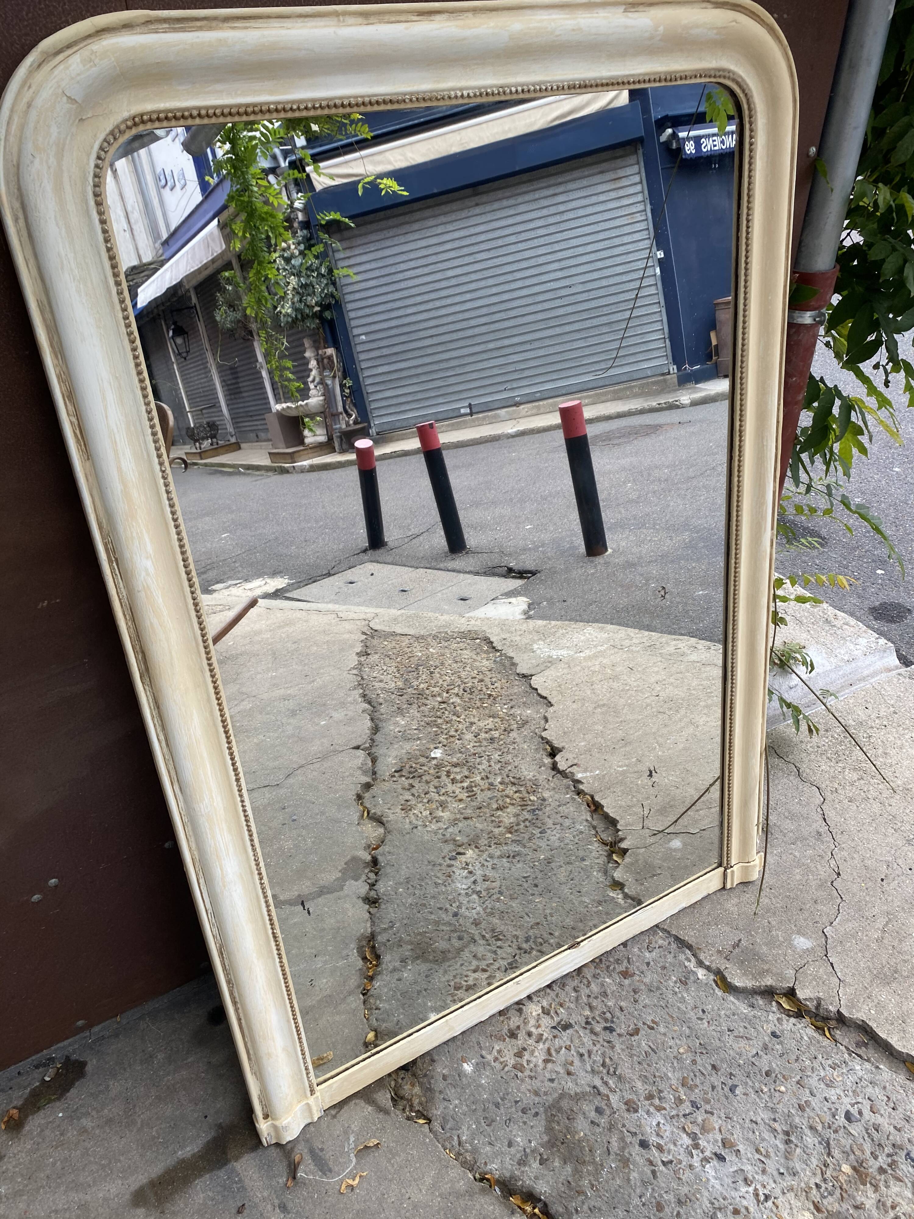 Louis Philipe mirror, original patina