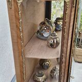 Louis XV style curved display case